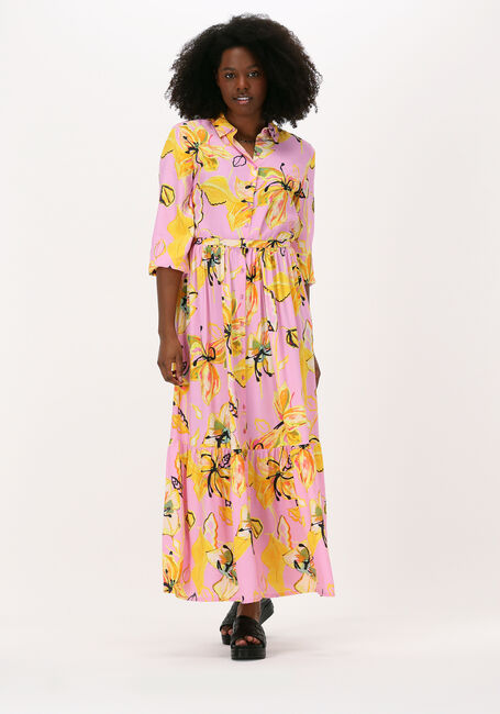 Roze POM AMSTERDAM Maxi jurk LILY DRESS LONG - large