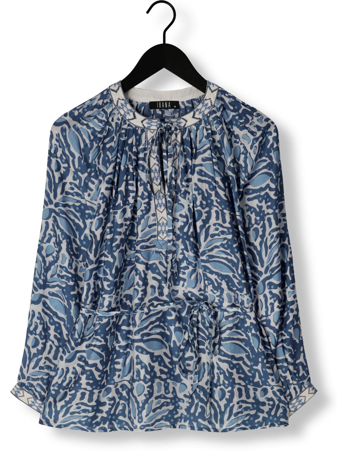 IBANA Dames Blouses Tarza Lichtblauw