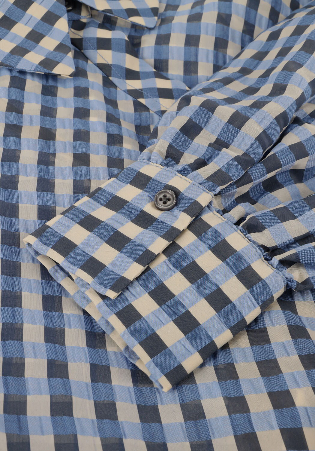 Blauwe LEVETE ROOM Midi jurk ANEMOONE 1 - large