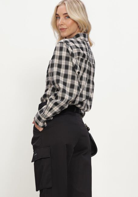 Zwarte HAUTE L'AMITI&Eacute; Blouses EARLY HAUTE CHECK SHIRT - large