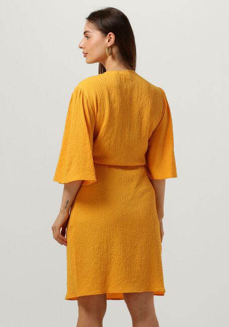 Gele ANOTHER LABEL Mini jurk DEJA DRESS S/S - large