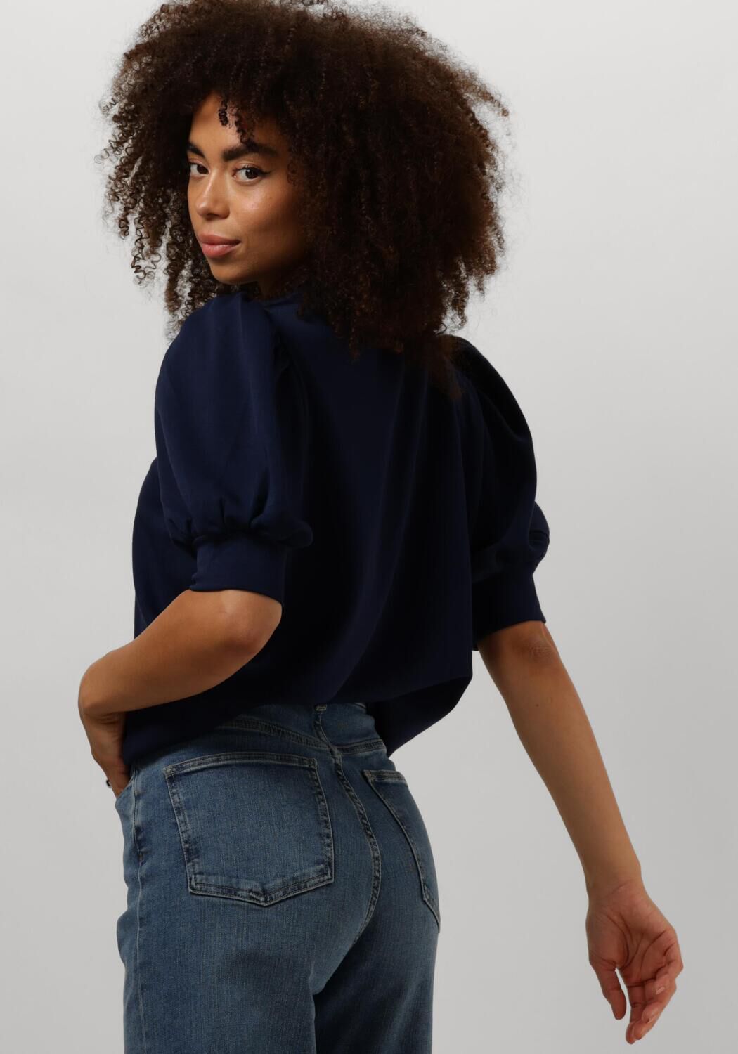 MINUS Dames Tops & T-shirts Livana T-shirt Donkerblauw