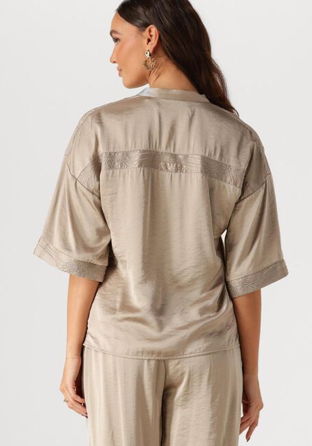Bruine NUKUS Top NINA TOP SILKY - large