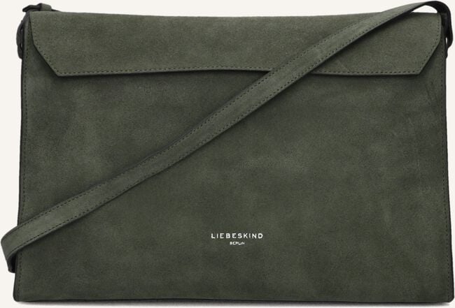 Groene LIEBESKIND Schoudertas LORA SUEDE SCHOULDERBAG M Groene LIEBESKIND Schoudertas LORA SUEDE SCHOULDERBAG M - large