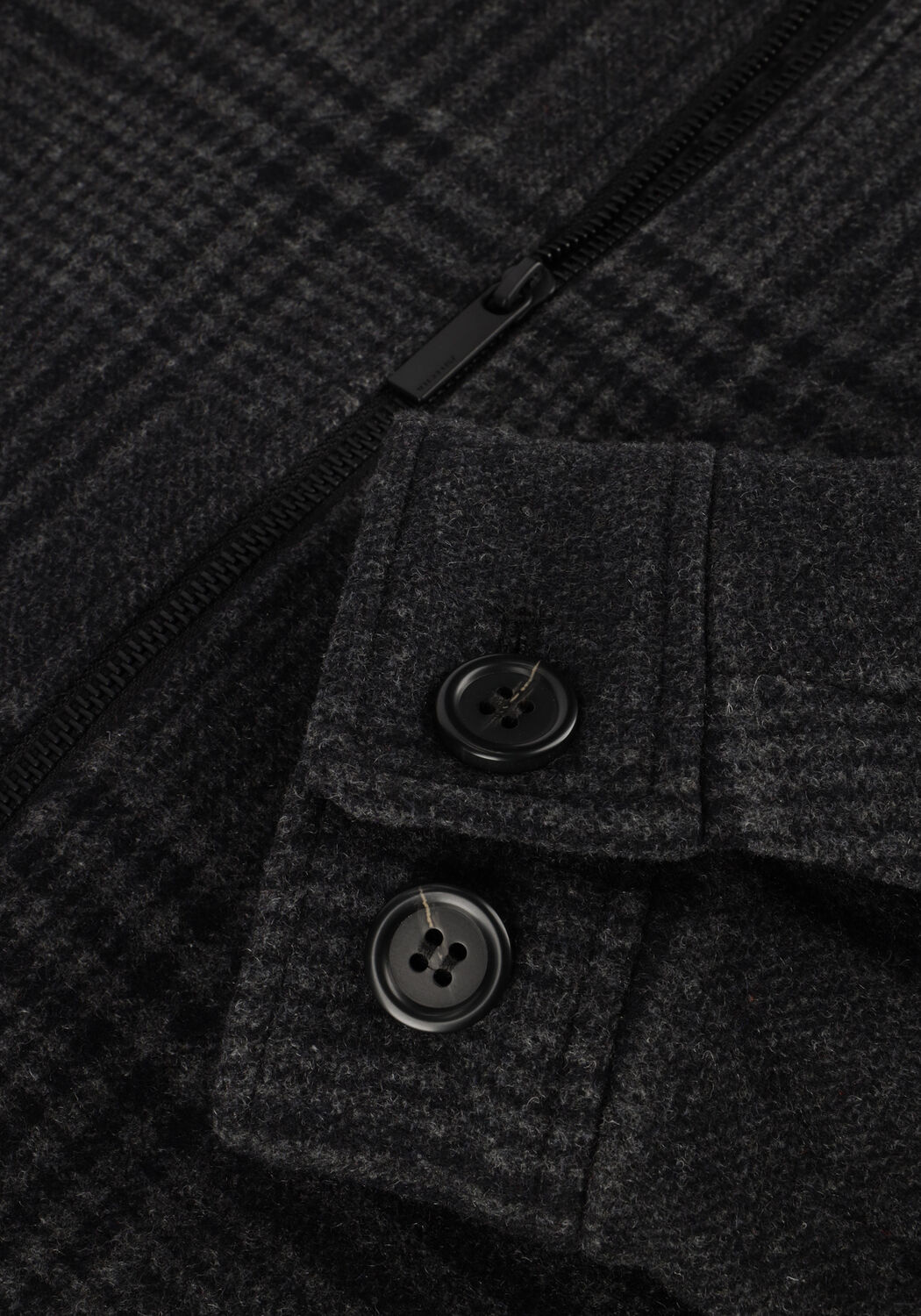 Grijze SELECTED MEN Overshirt SLHNEW FILIP JKT - large