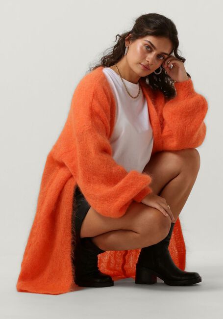 Oranje AMERICAN DREAMS Vest LEE MIDI CARDIGAN - large