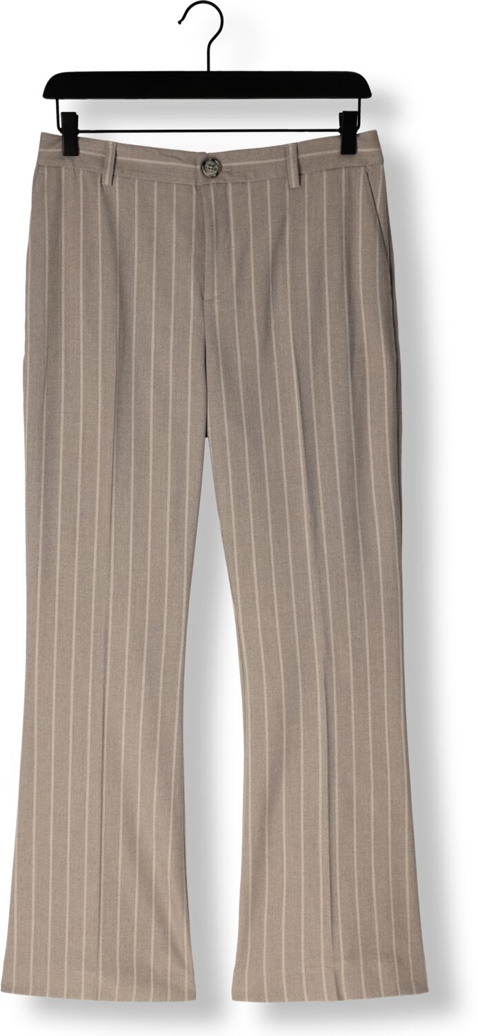 MOS MOSH Dames Broeken Rhys Stripe Pant Grijs