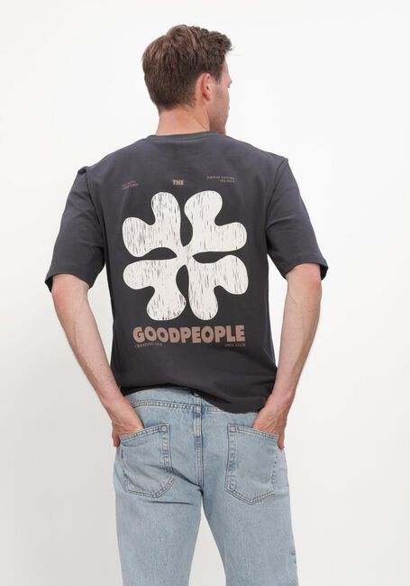Donkergrijze THE GOODPEOPLE T-shirt TEX - large