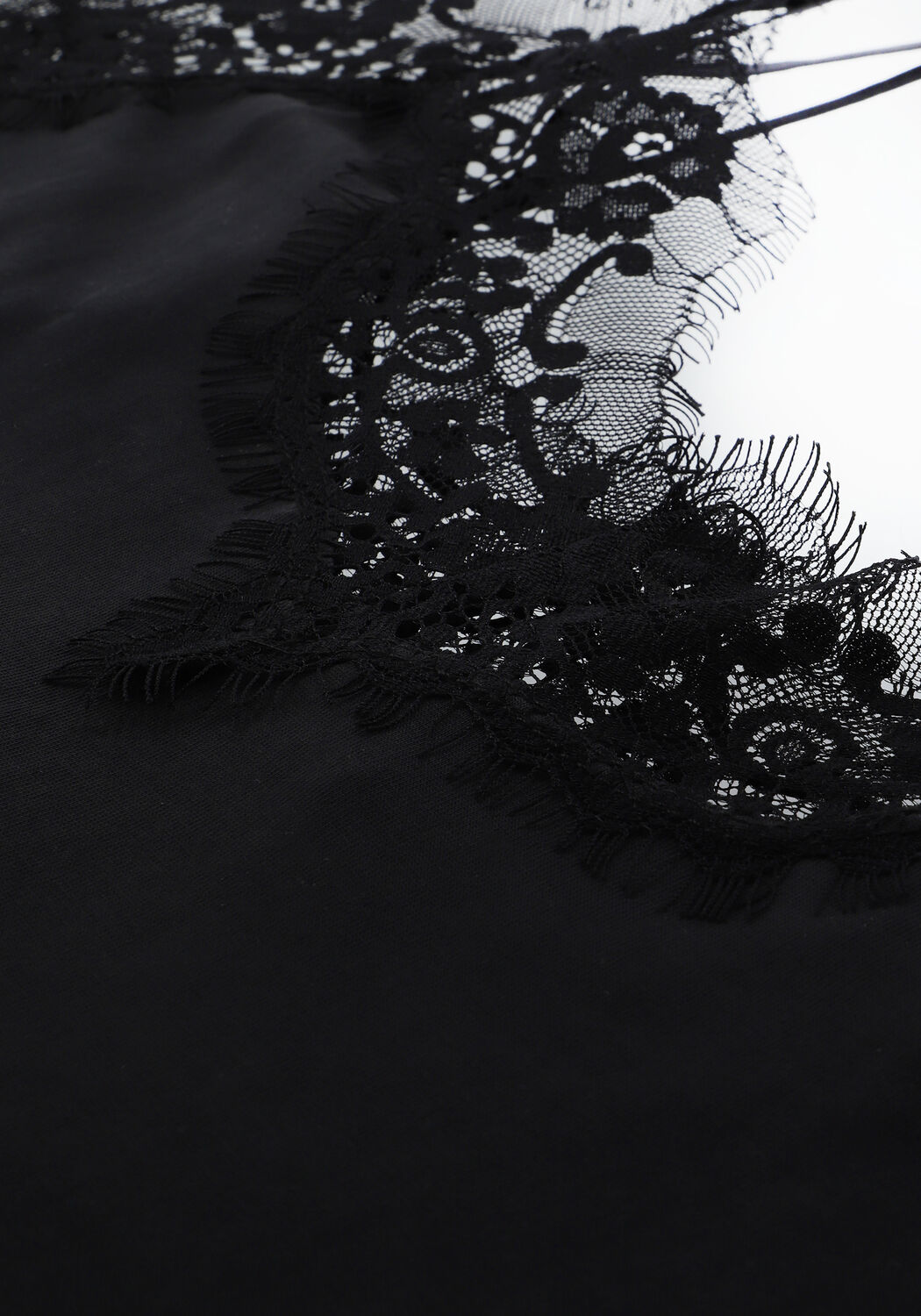 Zwarte NOTES DU NORD Top DALLAS SLIP TOP - large