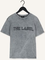 Grijze ALIX THE LABEL T-shirt LADIES KNITTED T-SHIRT WITH AL Grijze ALIX THE LABEL T-shirt LADIES KNITTED T-SHIRT WITH AL - medium