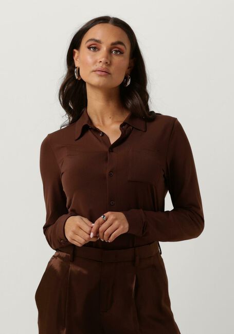 Bruine VANILIA Blouses ESCAPE UNI SHIRT - large