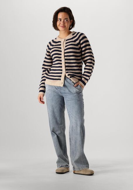 Donkerblauwe LOLLYS LAUNDRY Vest NOVALI CARDIGAN LS - large