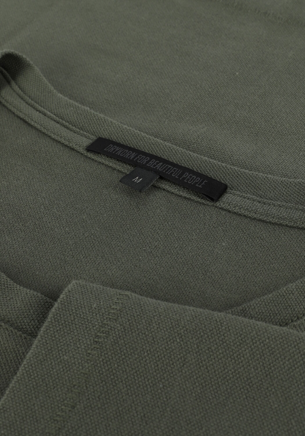 Groene DRYKORN T-shirt SAMUEL 520054 - large