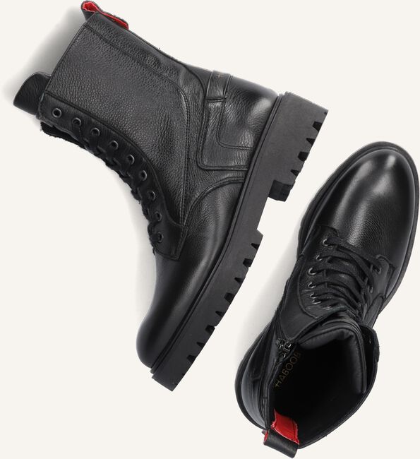 Zwarte HABOOB Enkellaarsjes P7338 Zwarte HABOOB Enkellaarsjes P7338 - large