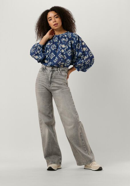 Blauwe BY-BAR Blouses LUCY MADRAS BLOUSE - large