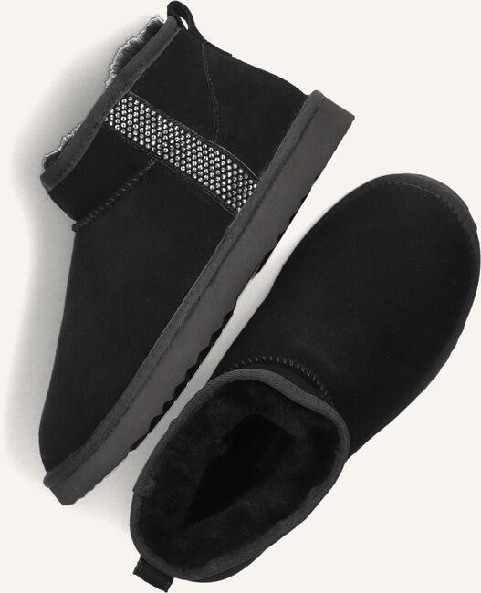 Zwarte LINA LOCCHI Vachtlaarzen EXTREME GLITTER LOW Zwarte LINA LOCCHI Vachtlaarzen EXTREME GLITTER LOW - large