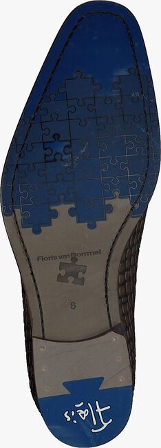 Bruine FLORIS VAN BOMMEL Nette schoenen 18043 - large