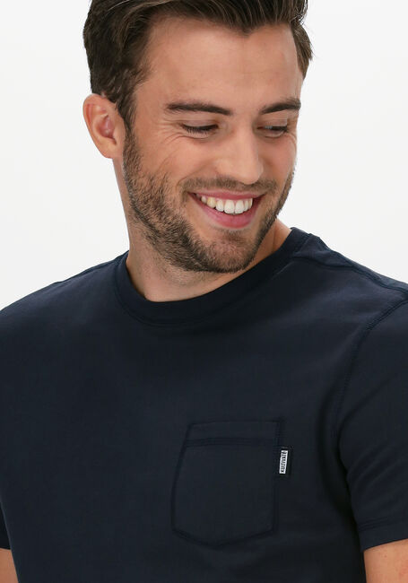 Blauwe KULTIVATE T-shirt TS DAMON - large