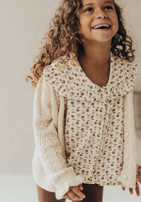 Beige BAJE STUDIO Blouses SHORTSLEEVE BLS - large