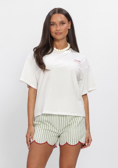 Gebroken wit YDENCE Tops & T-shirts T-SHIRT SUNDAY MORNINGS - large