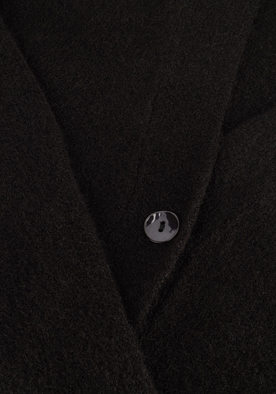 Zwarte SUMMUM Vest CARDIGAN WOOL ELASTANE BLEND KNIT - large