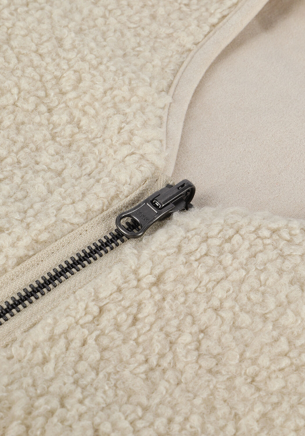 Ecru KNIT-TED Teddy jas TEDDIE - large