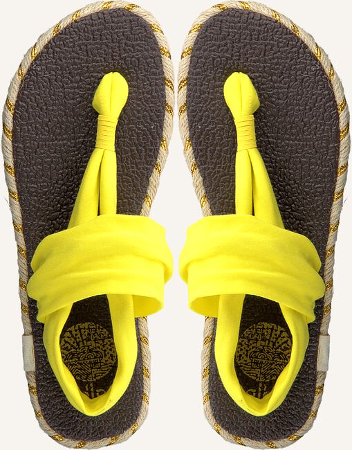 Gele NALHO Platte sandalen GANIKA SOLID Gele NALHO Platte sandalen GANIKA SOLID - large