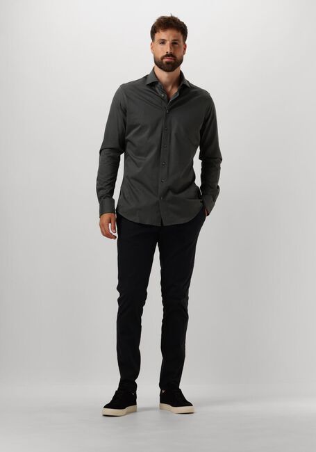 Groene PROFUOMO Klassiek overhemd SHIRT CUTAWAY SF SC KNITTED - large