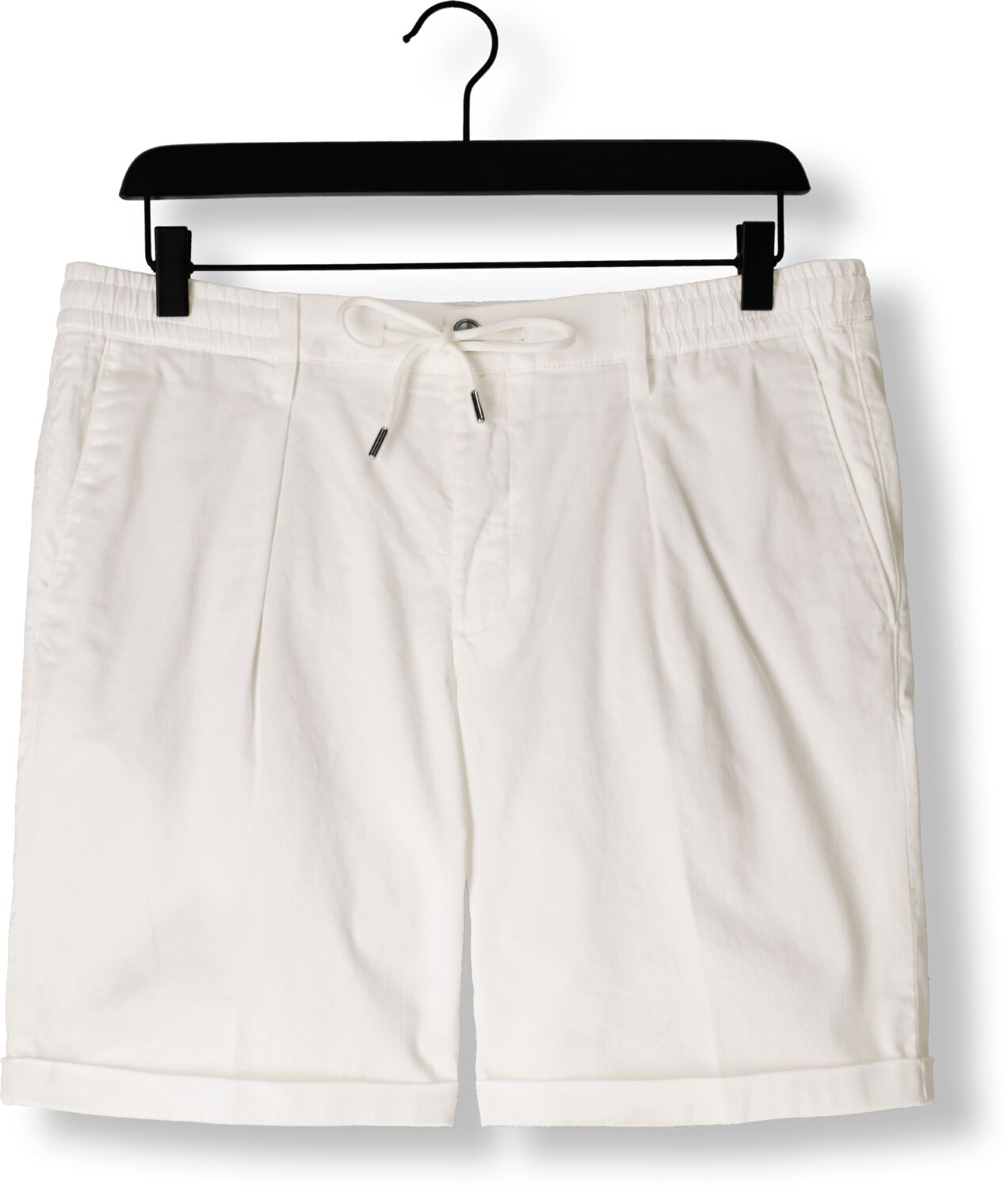 PROFUOMO Heren Broeken Trousers 845 Short Gebroken Wit