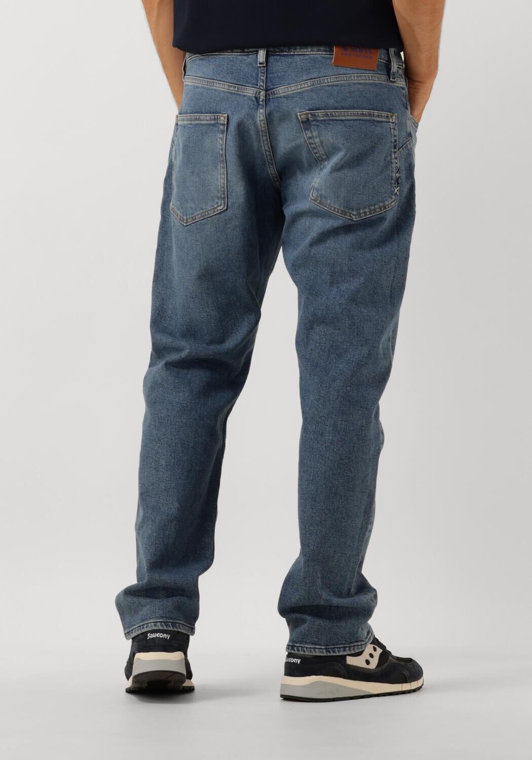 SCOTCH & SODA Heren Jeans Core The Zee Straight Fit Jeans Blauw