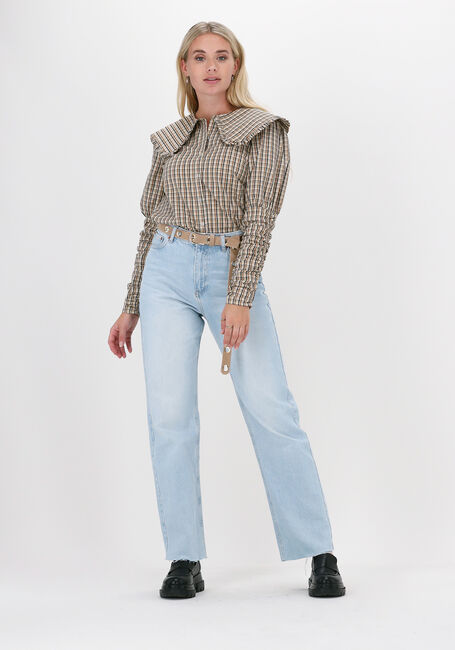 Zand CO'COUTURE Blouses CILIA COLLAR CHECK SHIRT - large