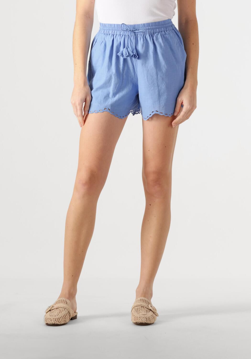 SCARLETT POPPIES Dames Broeken Ashanti Shorts Blauw