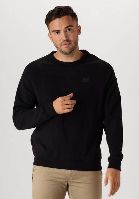 Zwarte PME LEGEND Sweater CREWNECK SOFT FLEECE SWEAT - large