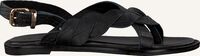 Zwarte VERTON Platte sandalen S-10195 - medium