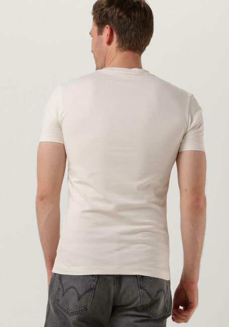 Gebroken wit CALVIN KLEIN T-shirt MICRO MONOLOGO TEE - large