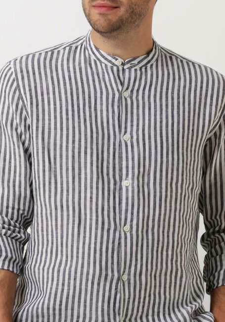 Grijze SELECTED HOMME Casual overhemd SLHREGKYLIAN-LINEN SHIRT LS BAND - large