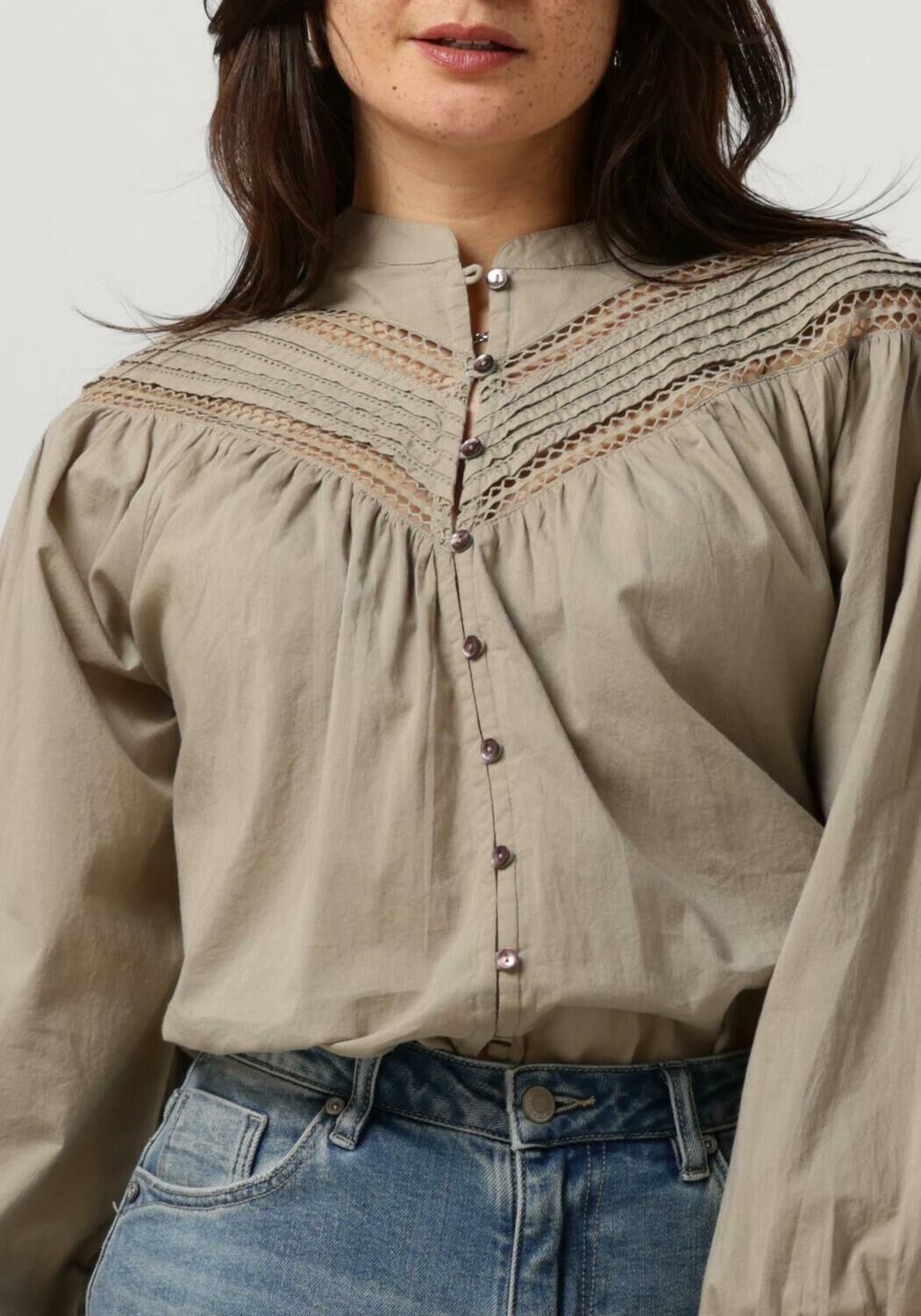 CIRCLE OF TRUST Dames Blouses Trixie Blouse Zilver