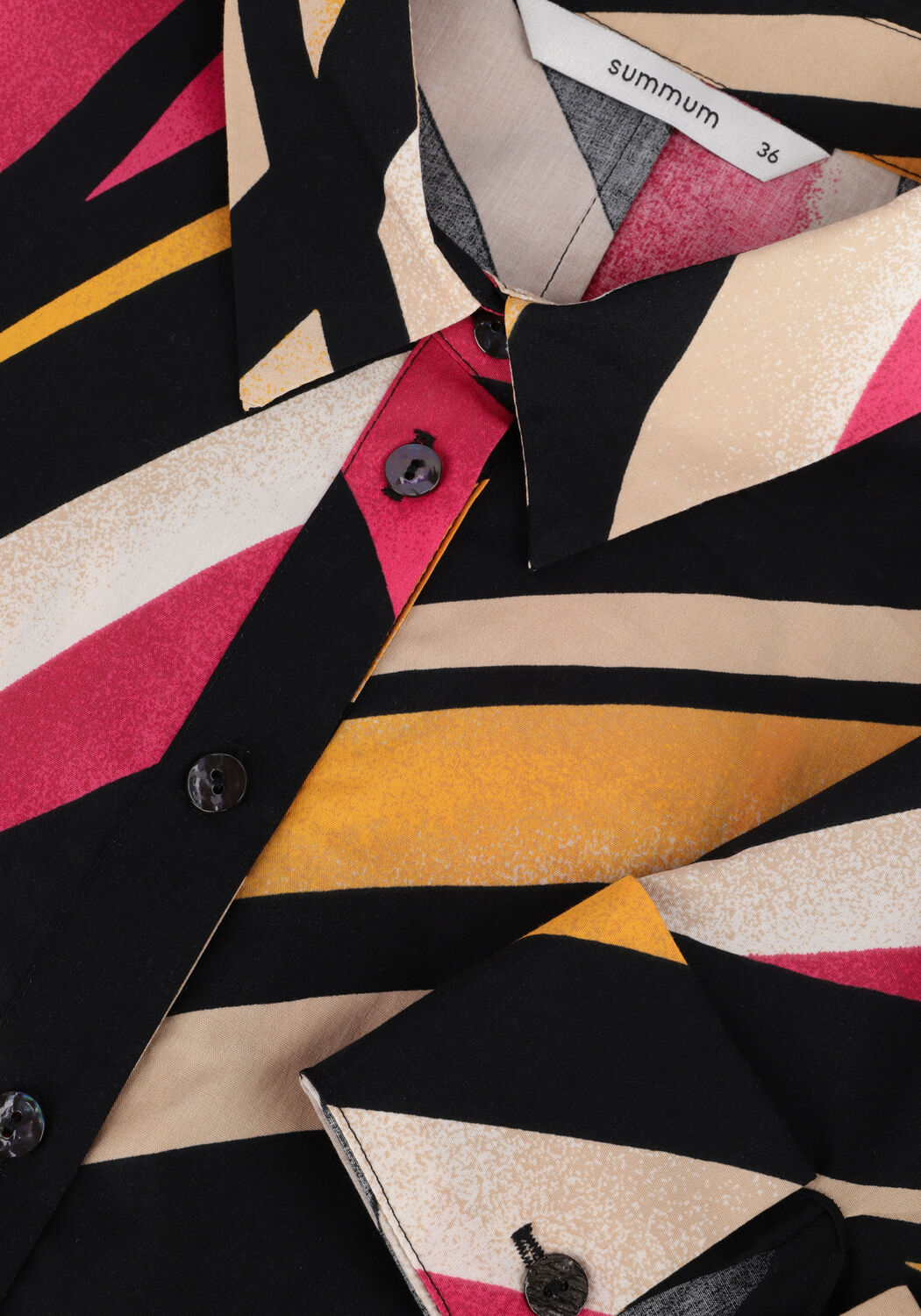 Multi SUMMUM Midi jurk DRESS BIG SWIRLS - large