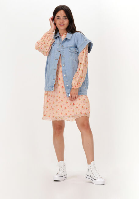 Blauwe NA-KD Gilet OVERSIZED DENIM VEST - large