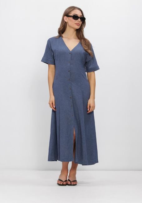 Blauwe MSCH COPENHAGEN Jurken MSCHVIANA GINIA 2/4 DRESS - large