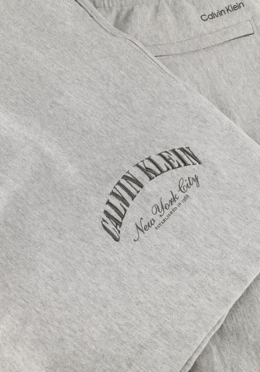 Grijze CALVIN KLEIN Korte broek PREMIUM TERRY CALVIN COLLEGIATE - large