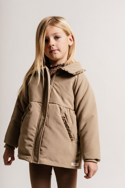 Beige BAJE STUDIO Gewatteerde jas LOUISE - large