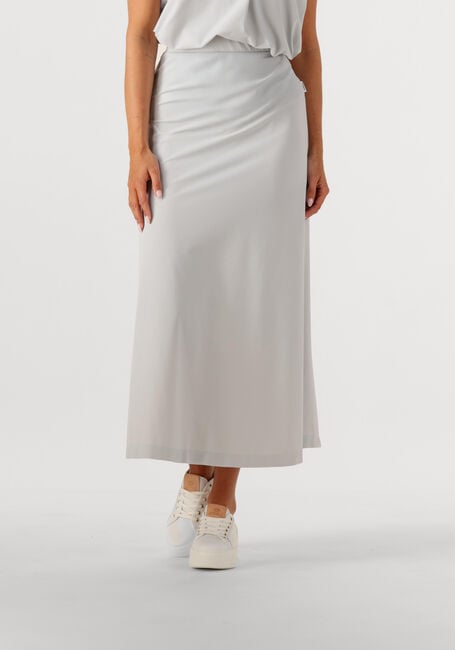 Grijze PENN & INK Maxirok SKIRT - large