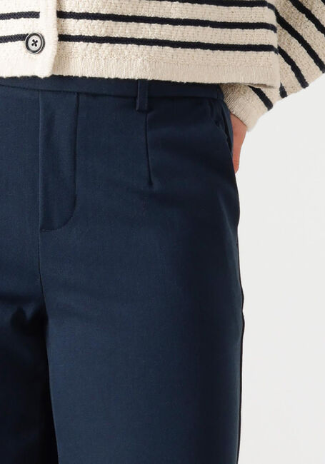 Donkerblauwe OBJECT Pantalon OBJLISA WIDE PANT - large