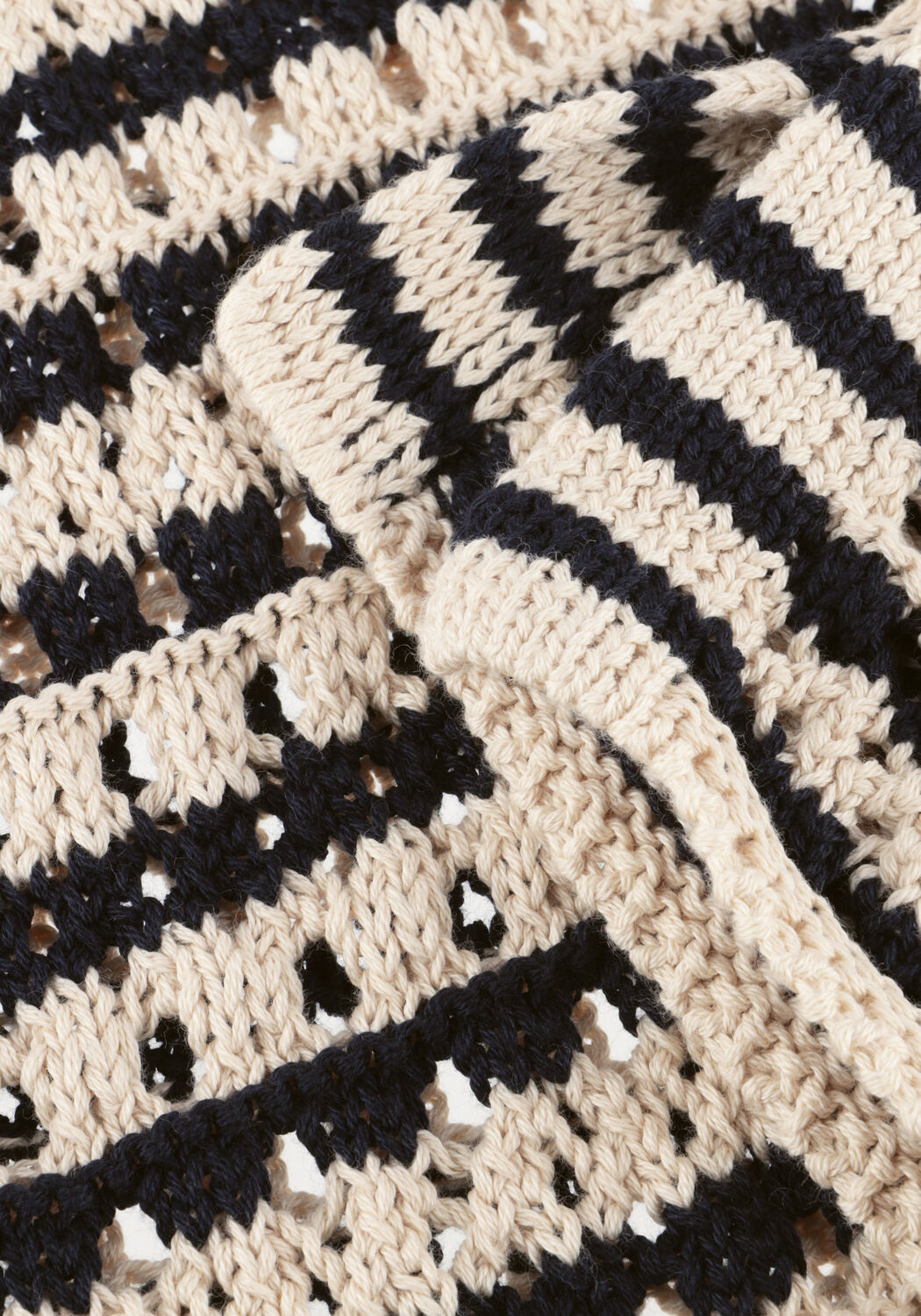 Donkerblauwe MODSTR&Ouml;M Tops & T-shirts VESTERMD STRIPE TOP - large