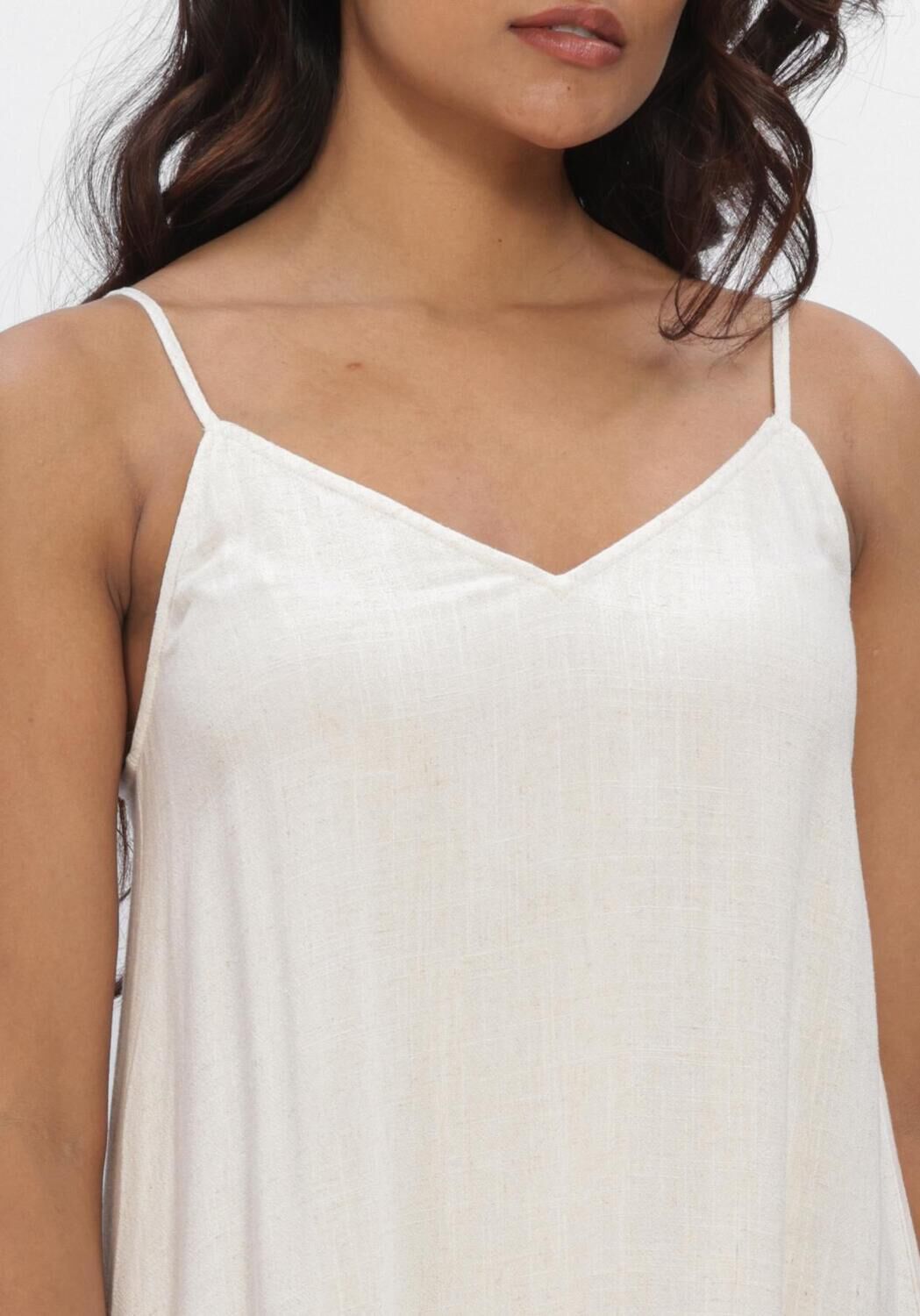 Beige OBJECT Jurken OBJSANNE LO STRAP DRESS - large