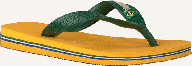 Gele HAVAIANAS Teenslippers BRASIL LOGO KIDS Gele HAVAIANAS Teenslippers BRASIL LOGO KIDS - large