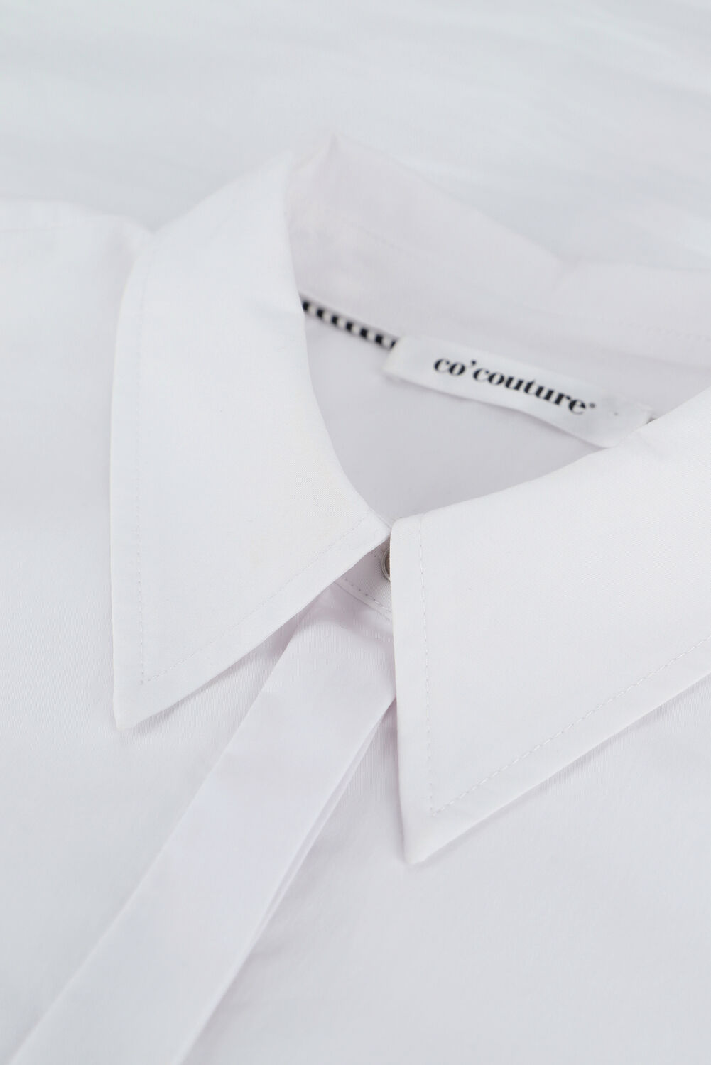 Witte CO'COUTURE Blouses HANNAH MIDI SHIRT - large