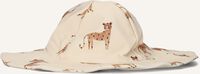 Beige RYLEE + CRU Hoed FLOPPY SWIM HAT - medium