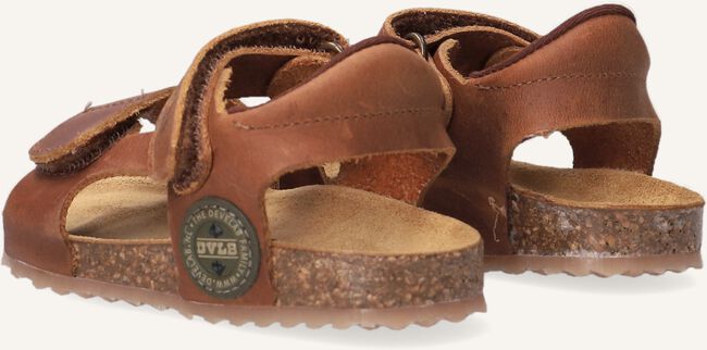 Cognac DEVELAB Platte sandalen 48209 Cognac DEVELAB Platte sandalen 48209 - large